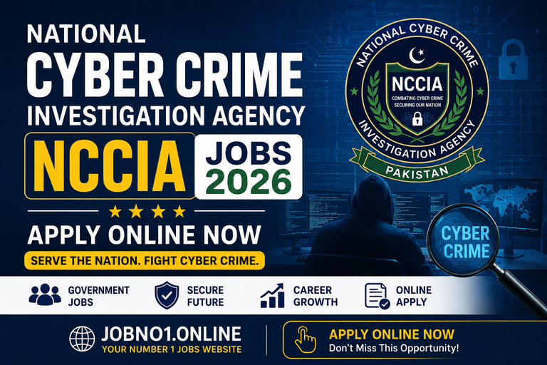 National Cyber Crime Investigation Agency NCCIA Jobs 2026-Apply Online Now